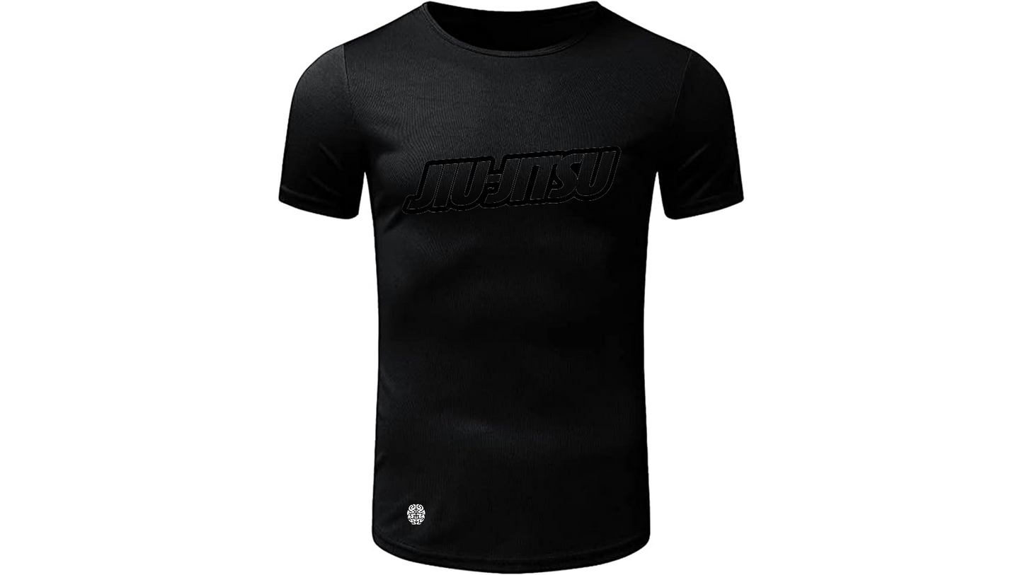 RASHGUARD BJJ BLACK ON BLACK