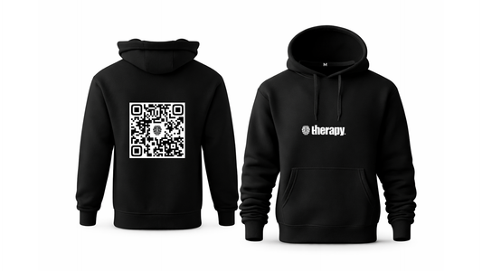 THERAPY HOODIE QR